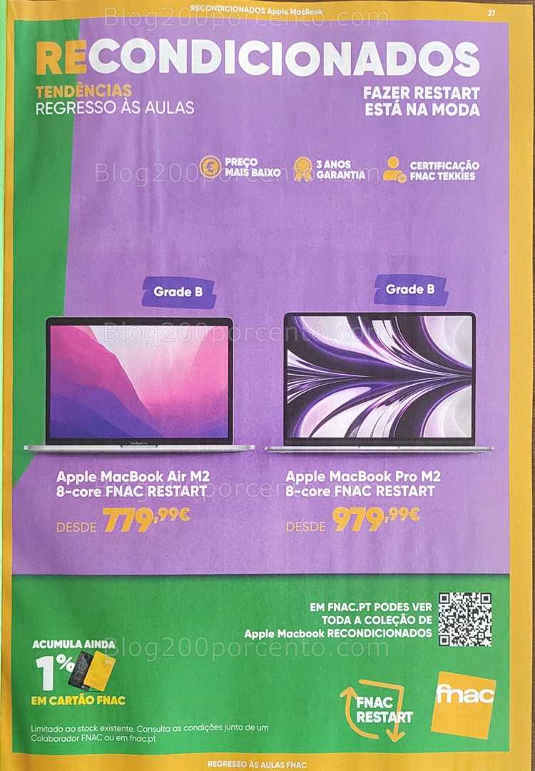 Antevisão Folheto FNAC Regresso às Aulas Promoções até 1 outubro