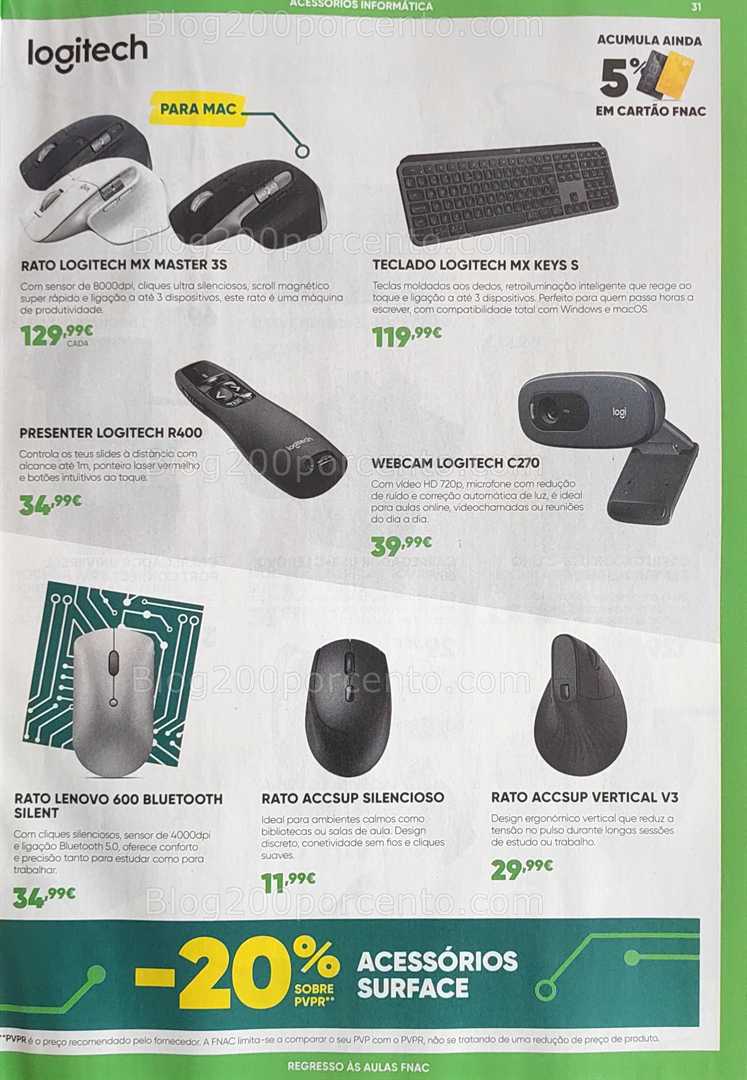 Antevisão Folheto FNAC Regresso às Aulas Promoções até 1 outubro