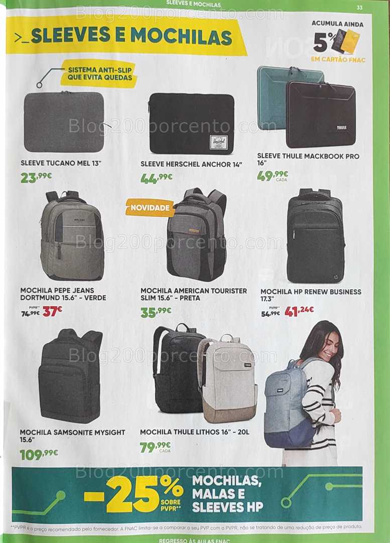 Antevisão Folheto FNAC Regresso às Aulas Promoções até 1 outubro