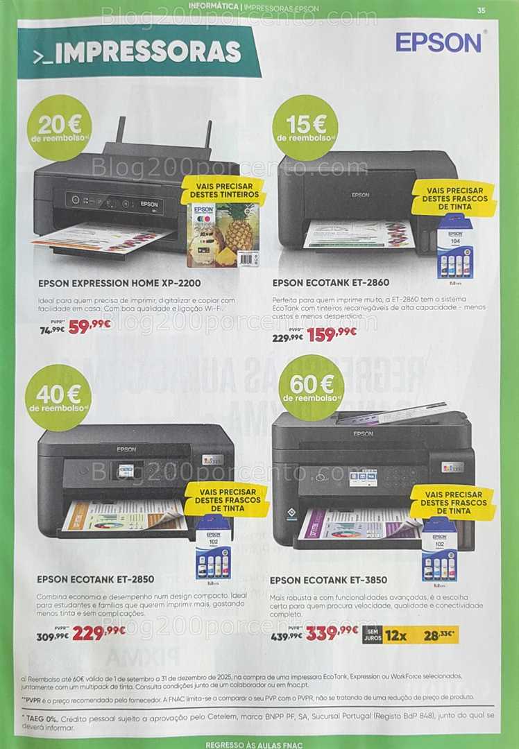 Antevisão Folheto FNAC Regresso às Aulas Promoções até 1 outubro