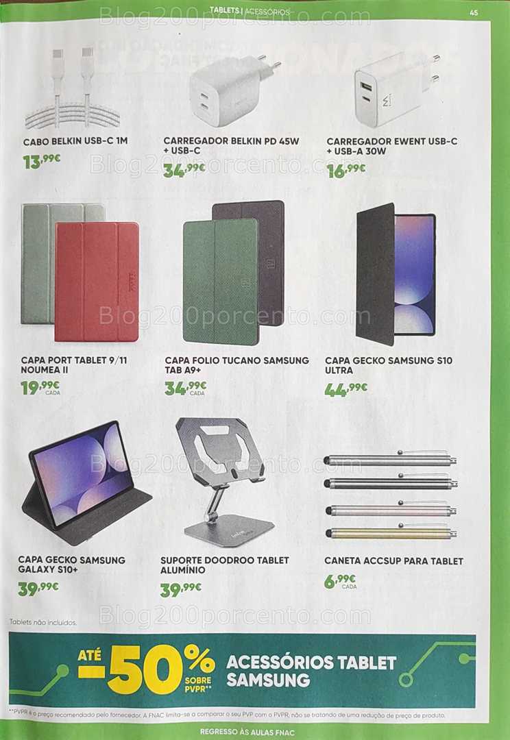 Antevisão Folheto FNAC Regresso às Aulas Promoções até 1 outubro