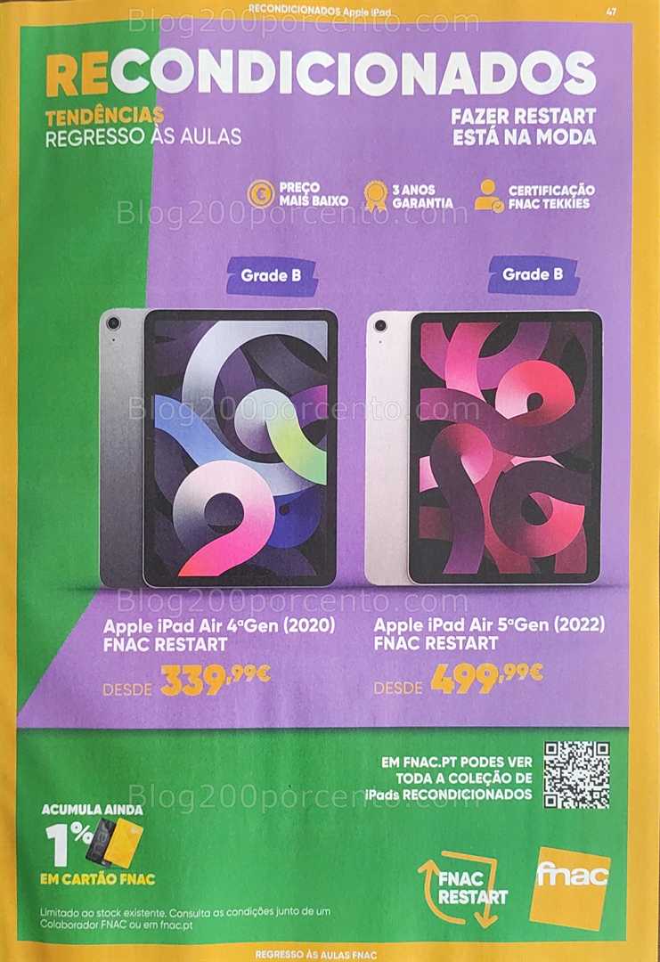 Antevisão Folheto FNAC Regresso às Aulas Promoções até 1 outubro