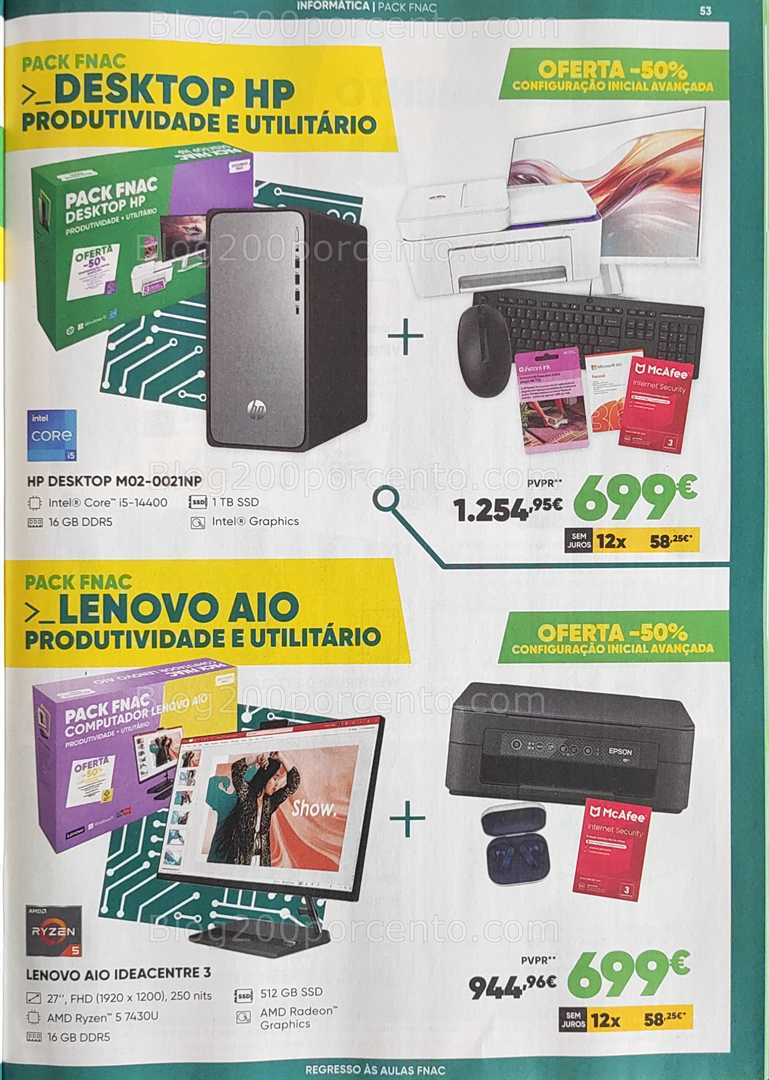 Antevisão Folheto FNAC Regresso às Aulas Promoções até 1 outubro