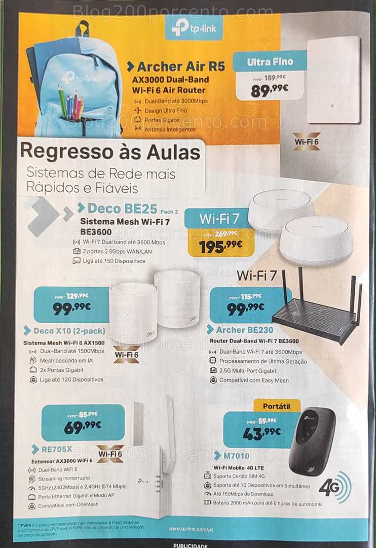 Antevisão Folheto FNAC Regresso às Aulas Promoções até 1 outubro