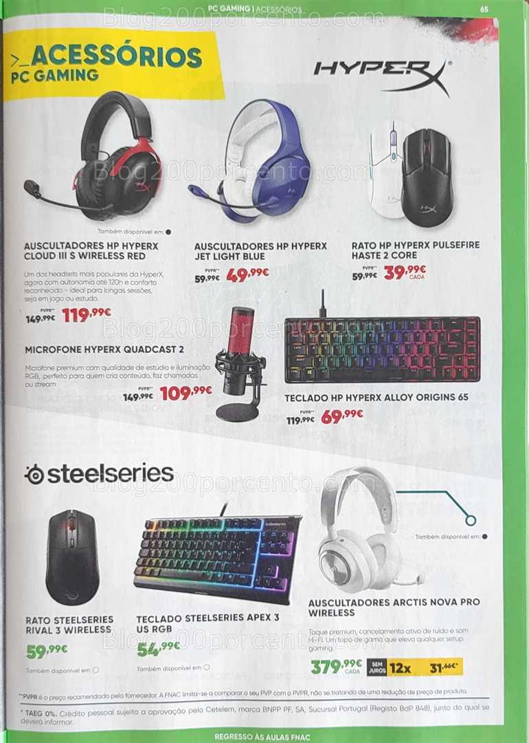 Antevisão Folheto FNAC Regresso às Aulas Promoções até 1 outubro