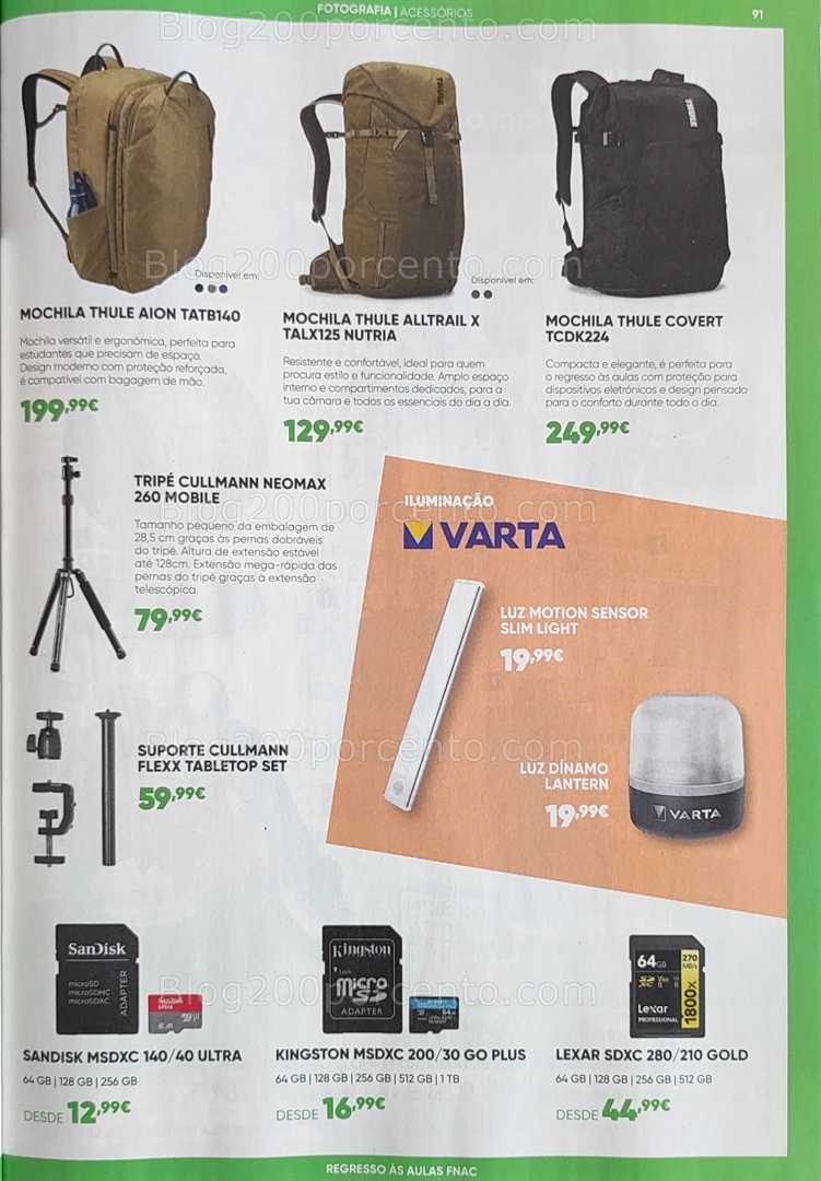 Antevisão Folheto FNAC Regresso às Aulas Promoções até 1 outubro