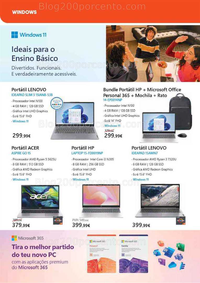 Antevisão Folheto WORTEN Regresso às Aulas Promoções até 15 setembro