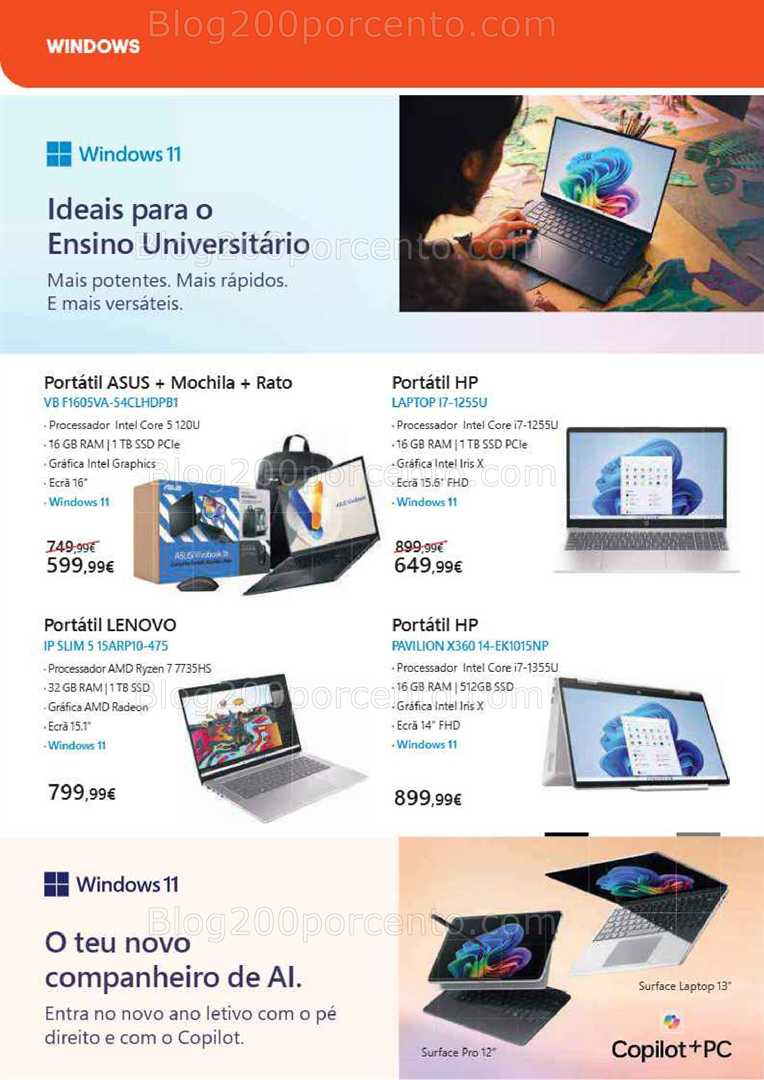 Antevisão Folheto WORTEN Regresso às Aulas Promoções até 15 setembro