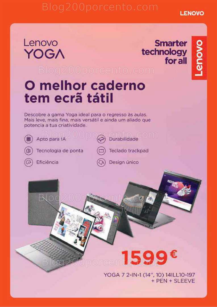 Antevisão Folheto WORTEN Regresso às Aulas Promoções até 15 setembro