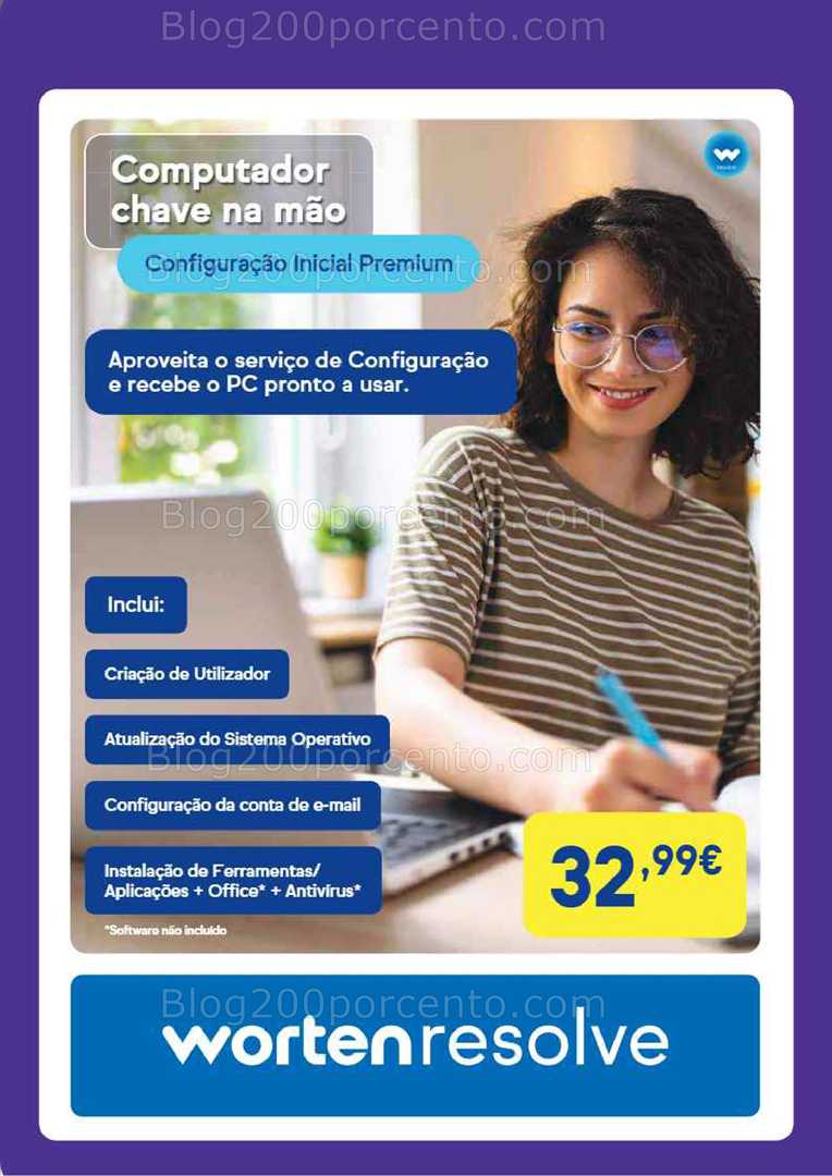 Antevisão Folheto WORTEN Regresso às Aulas Promoções até 15 setembro