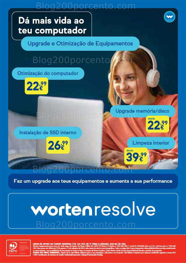 Antevisão Folheto WORTEN Regresso às Aulas Promoções até 15 setembro
