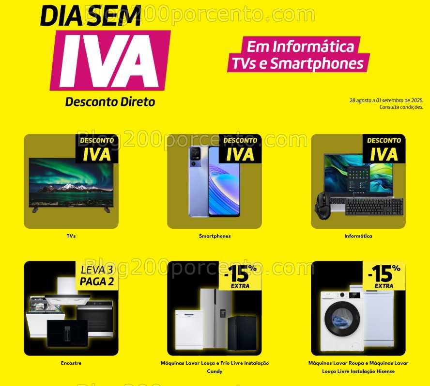ALERTA - Dias sem Iva RADIO POPULAR 28 agosto a 1 setembro