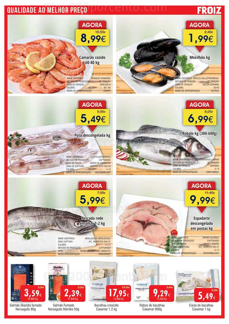 Antevisão Folheto FROIZ Promoções de 28 agosto a 16 setembro