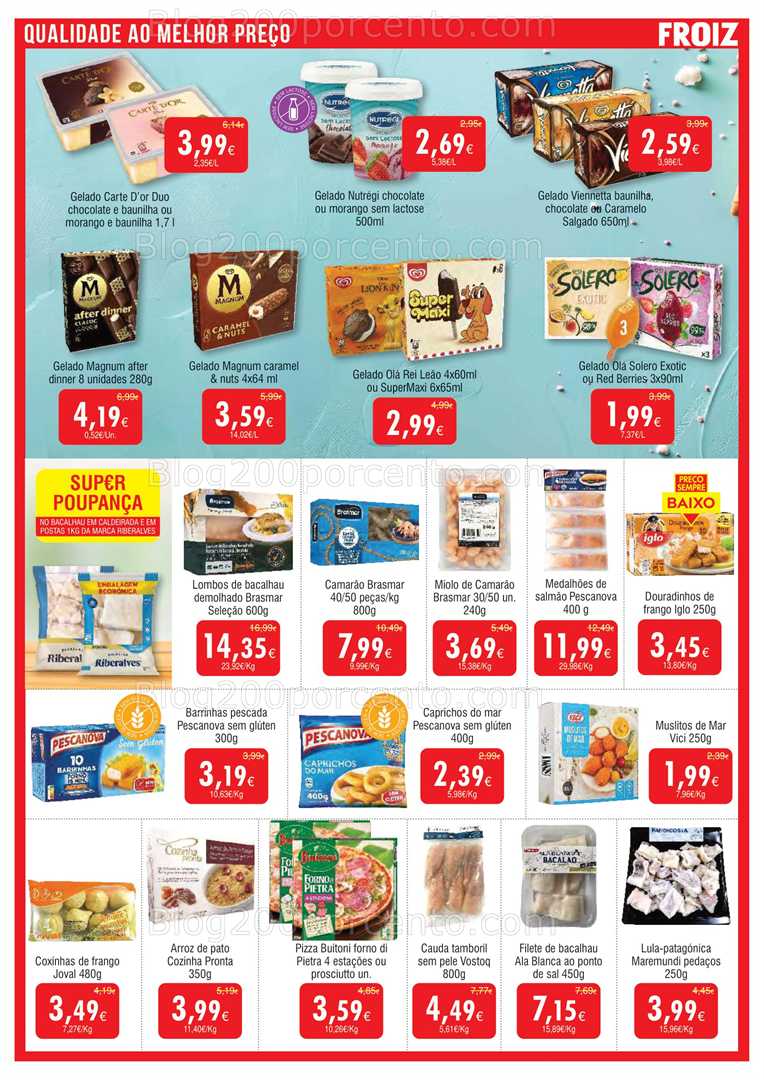 Antevisão Folheto FROIZ Promoções de 28 agosto a 16 setembro