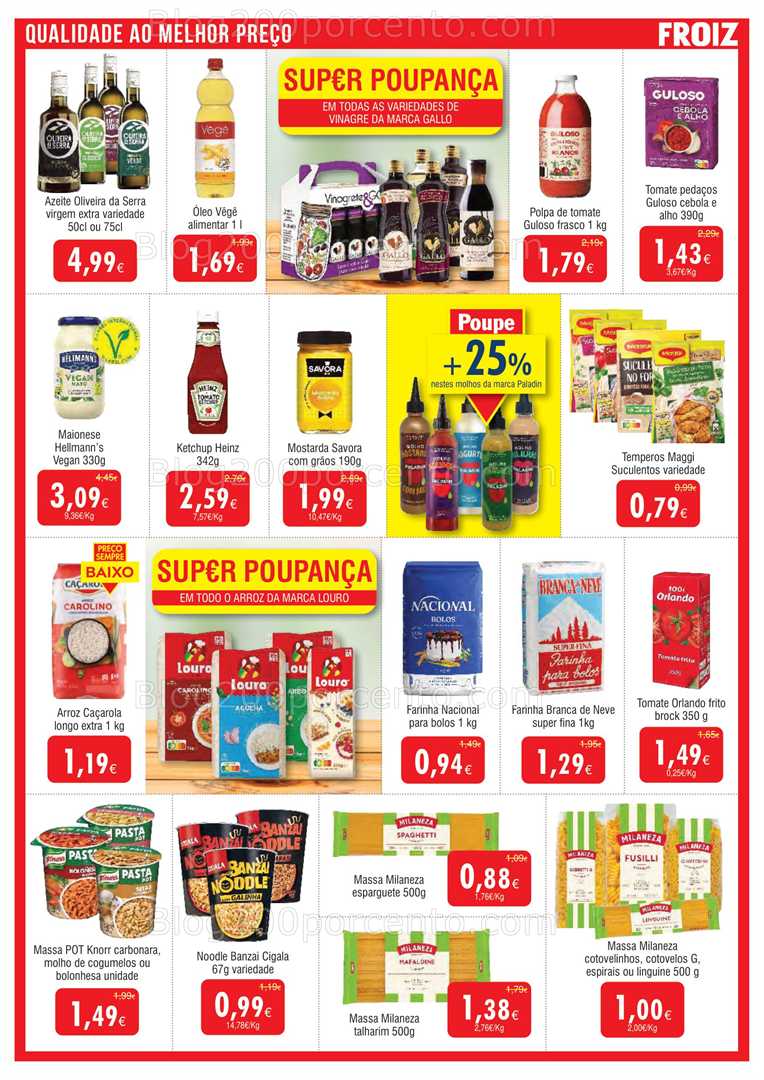 Antevisão Folheto FROIZ Promoções de 28 agosto a 16 setembro