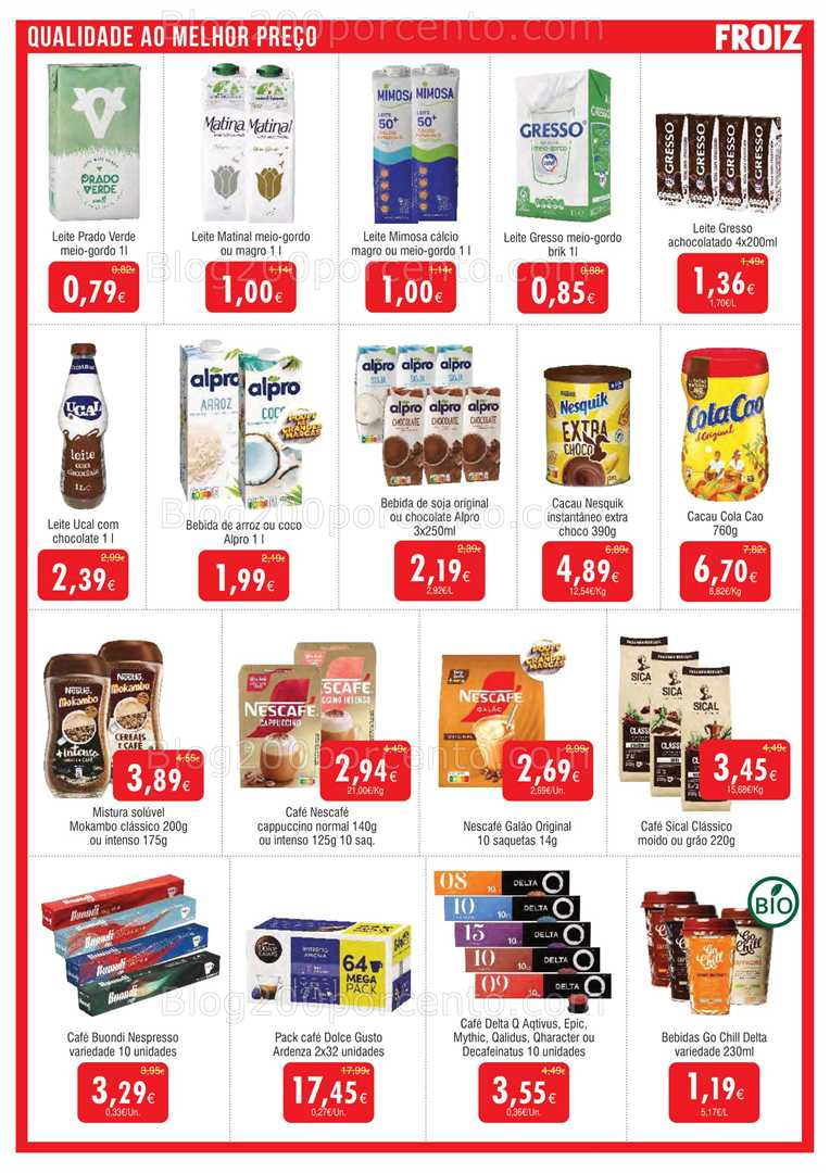 Antevisão Folheto FROIZ Promoções de 28 agosto a 16 setembro