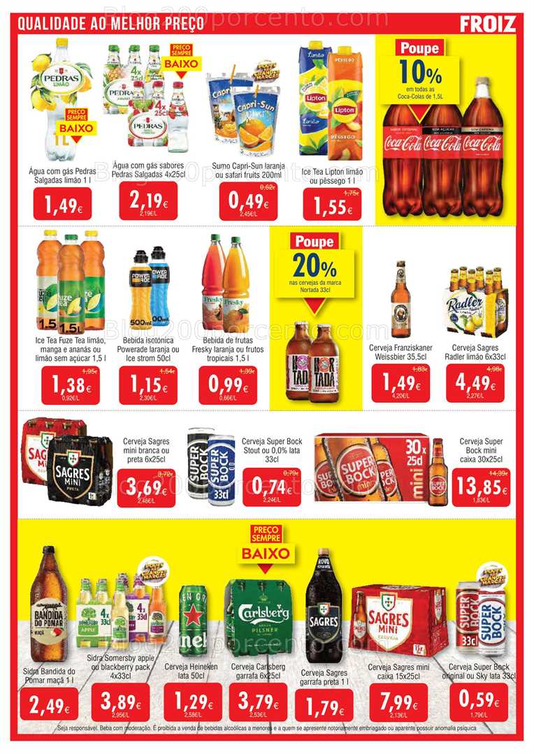 Antevisão Folheto FROIZ Promoções de 28 agosto a 16 setembro