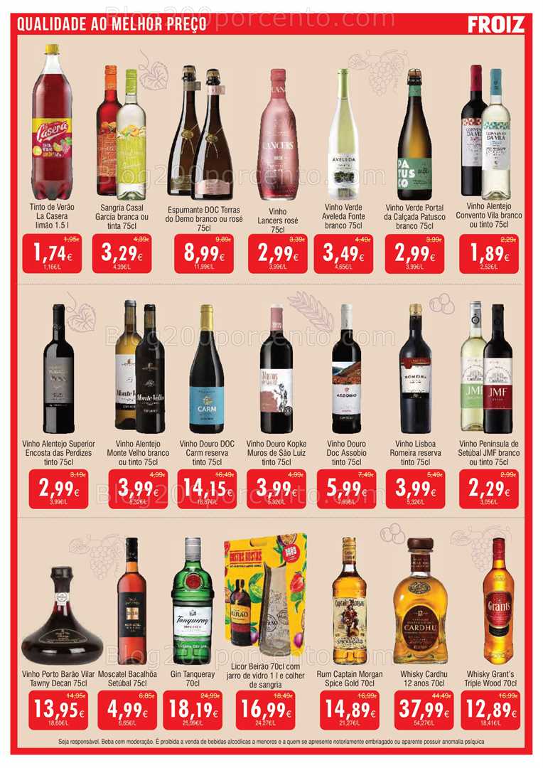 Antevisão Folheto FROIZ Promoções de 28 agosto a 16 setembro