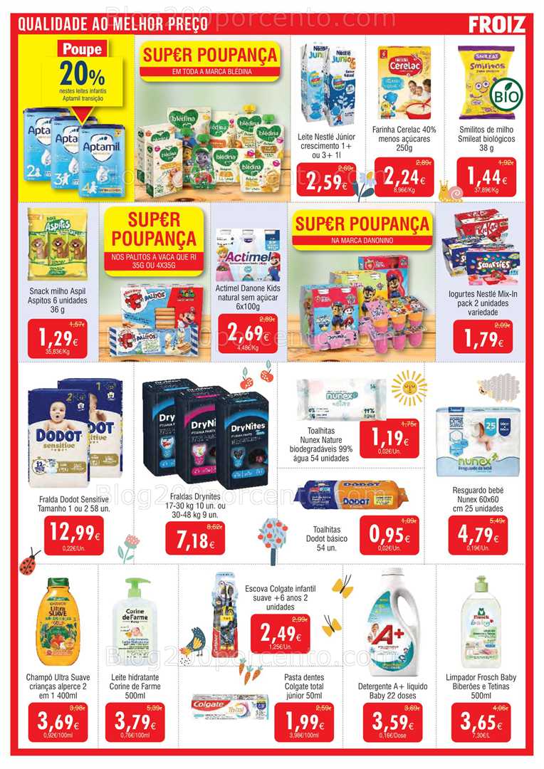 Antevisão Folheto FROIZ Promoções de 28 agosto a 16 setembro