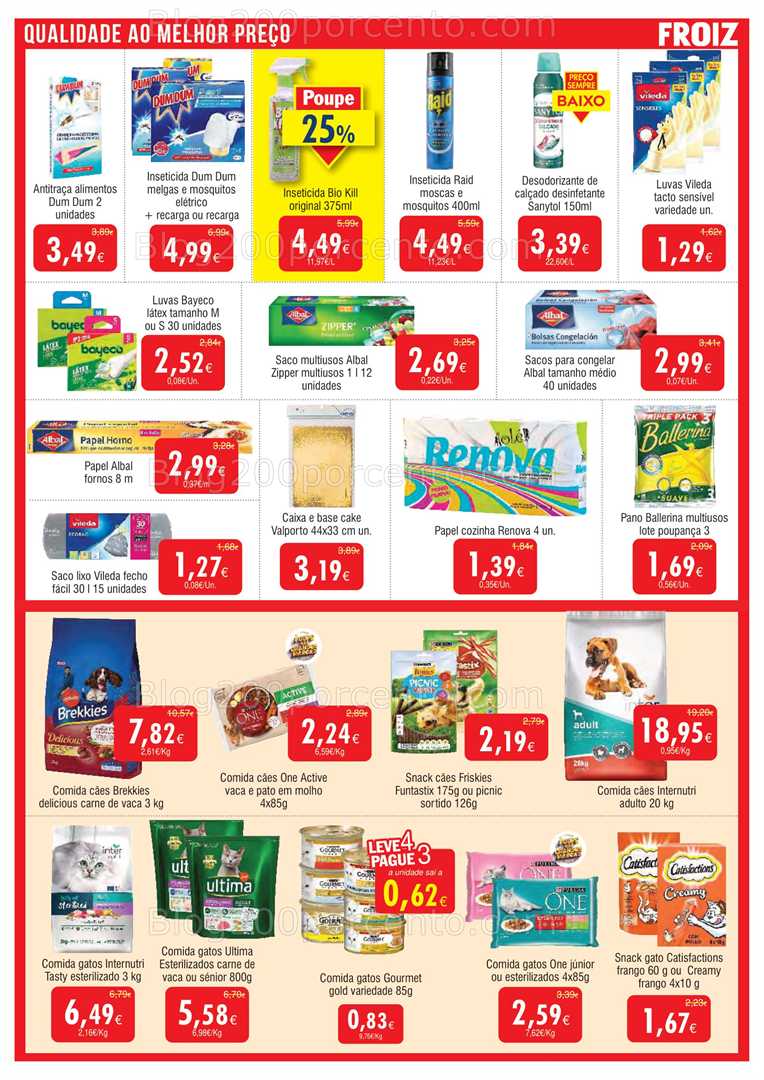 Antevisão Folheto FROIZ Promoções de 28 agosto a 16 setembro