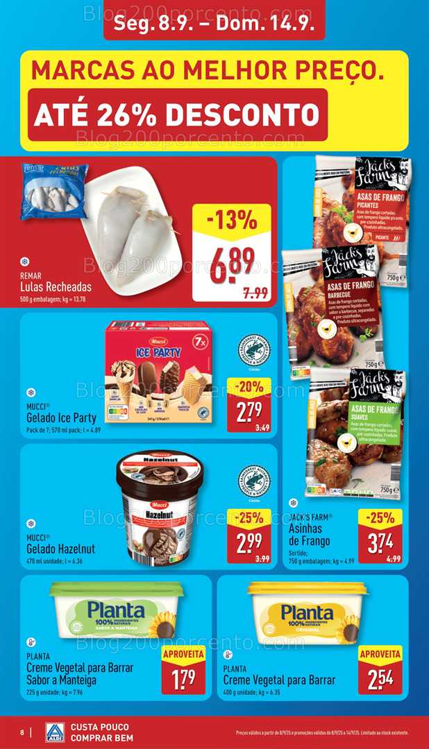 Antevisão Folheto ALDI Promoções de 8 a 14 setembro