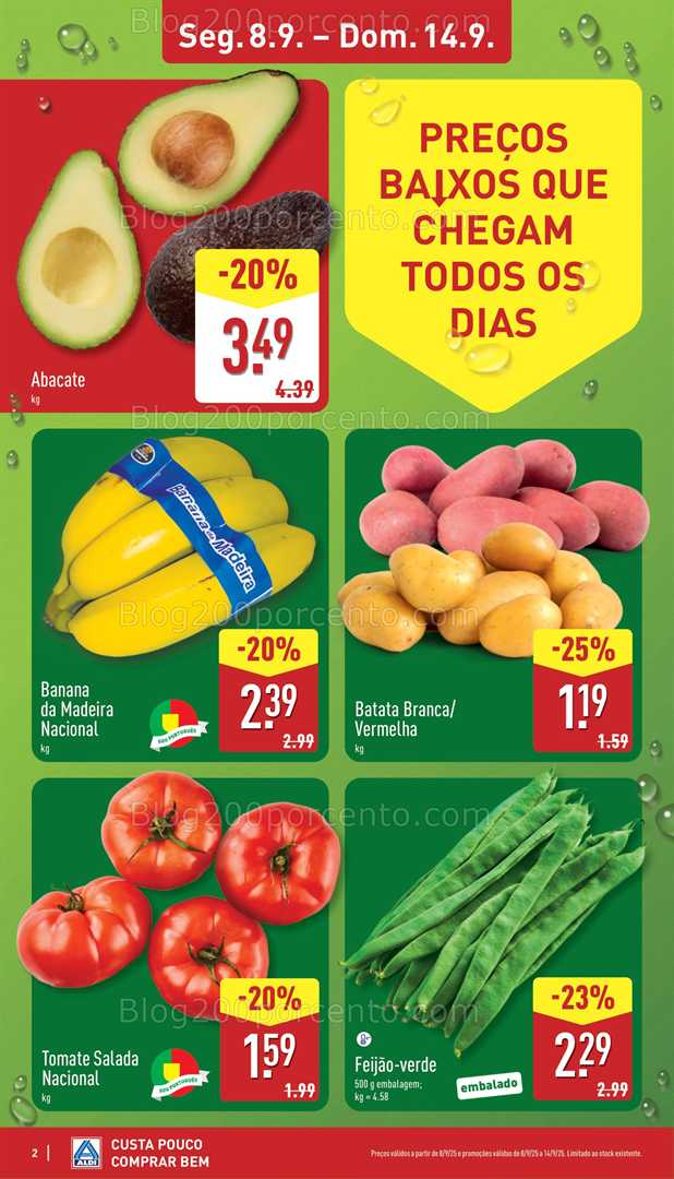 Antevisão Folheto ALDI Promoções de 8 a 14 setembro