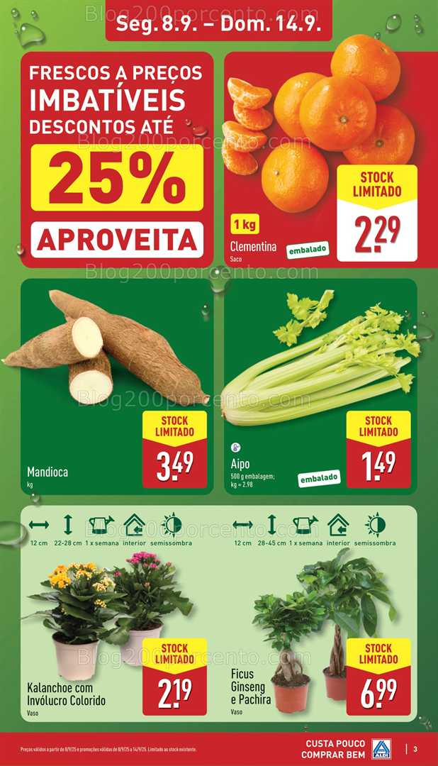 Antevisão Folheto ALDI Promoções de 8 a 14 setembro