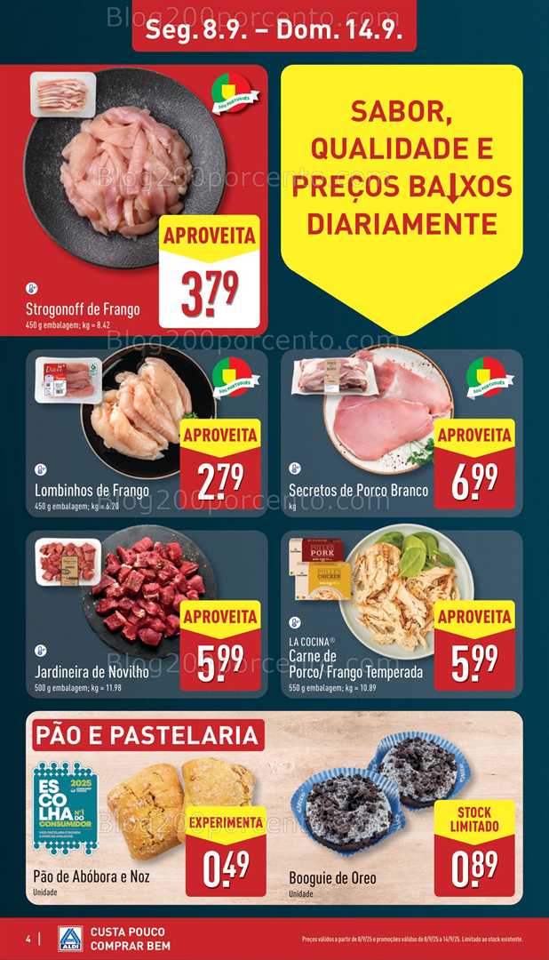Antevisão Folheto ALDI Promoções de 8 a 14 setembro