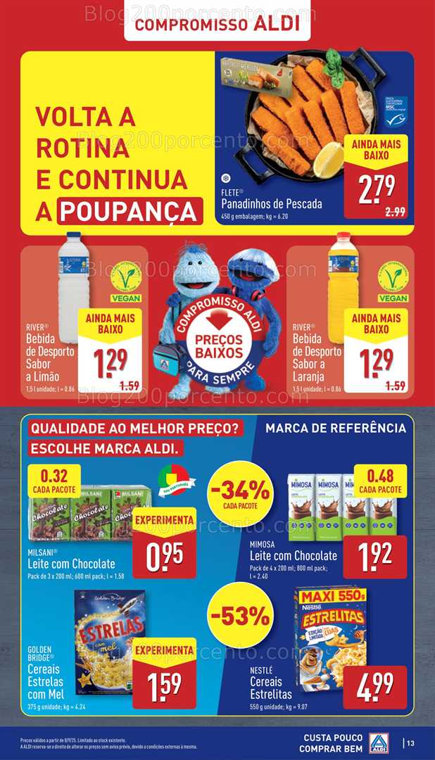 Antevisão Folheto ALDI Promoções de 8 a 14 setembro