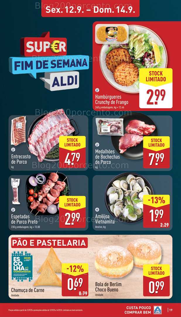 Antevisão Folheto ALDI Promoções de 8 a 14 setembro