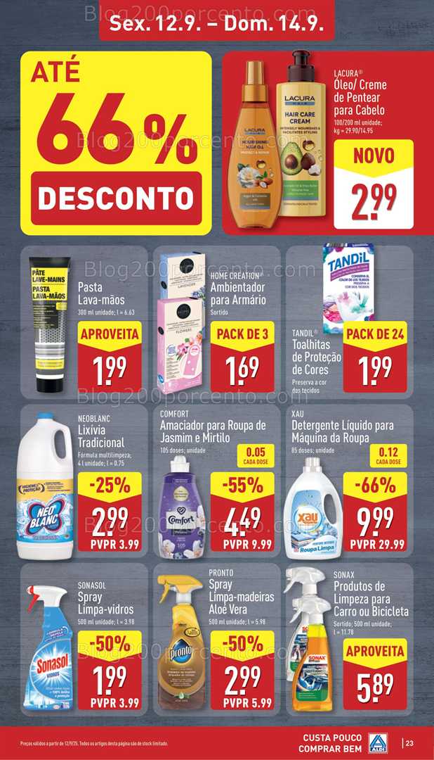 Antevisão Folheto ALDI Promoções de 8 a 14 setembro