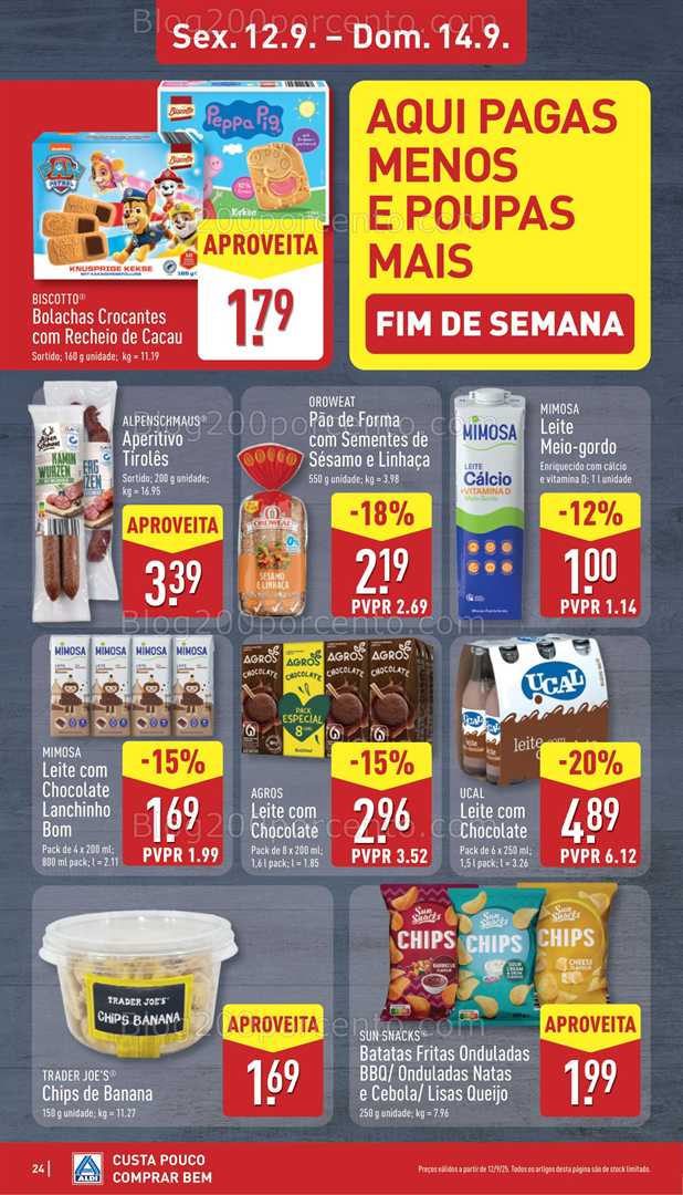 Antevisão Folheto ALDI Promoções de 8 a 14 setembro
