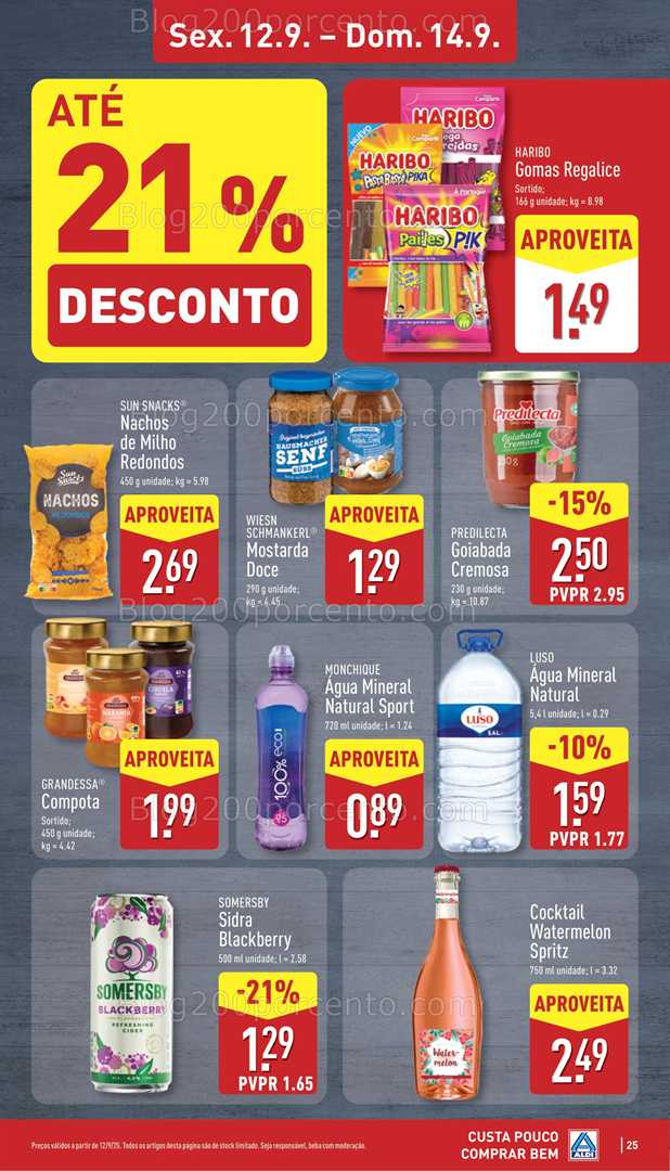 Antevisão Folheto ALDI Promoções de 8 a 14 setembro