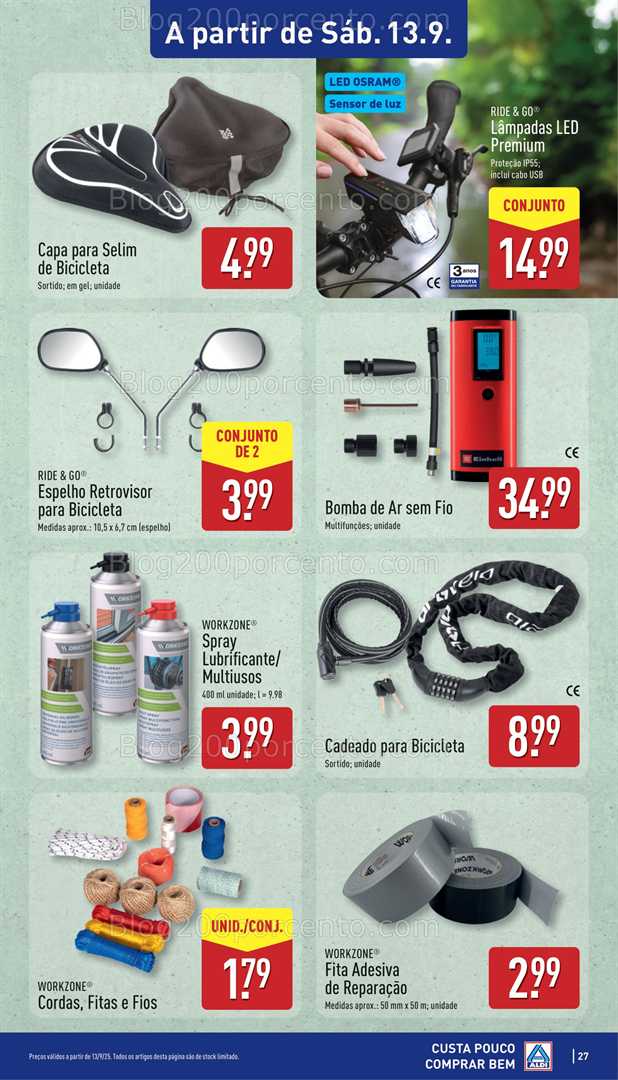 Antevisão Folheto ALDI Promoções de 8 a 14 setembro