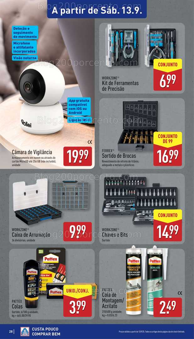 Antevisão Folheto ALDI Promoções de 8 a 14 setembro