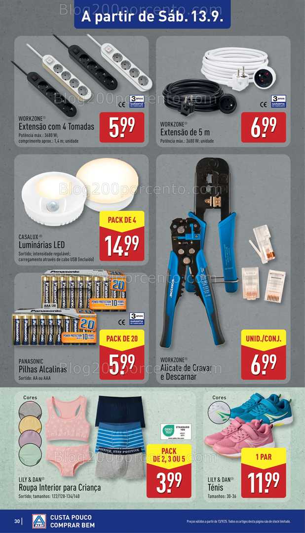 Antevisão Folheto ALDI Promoções de 8 a 14 setembro