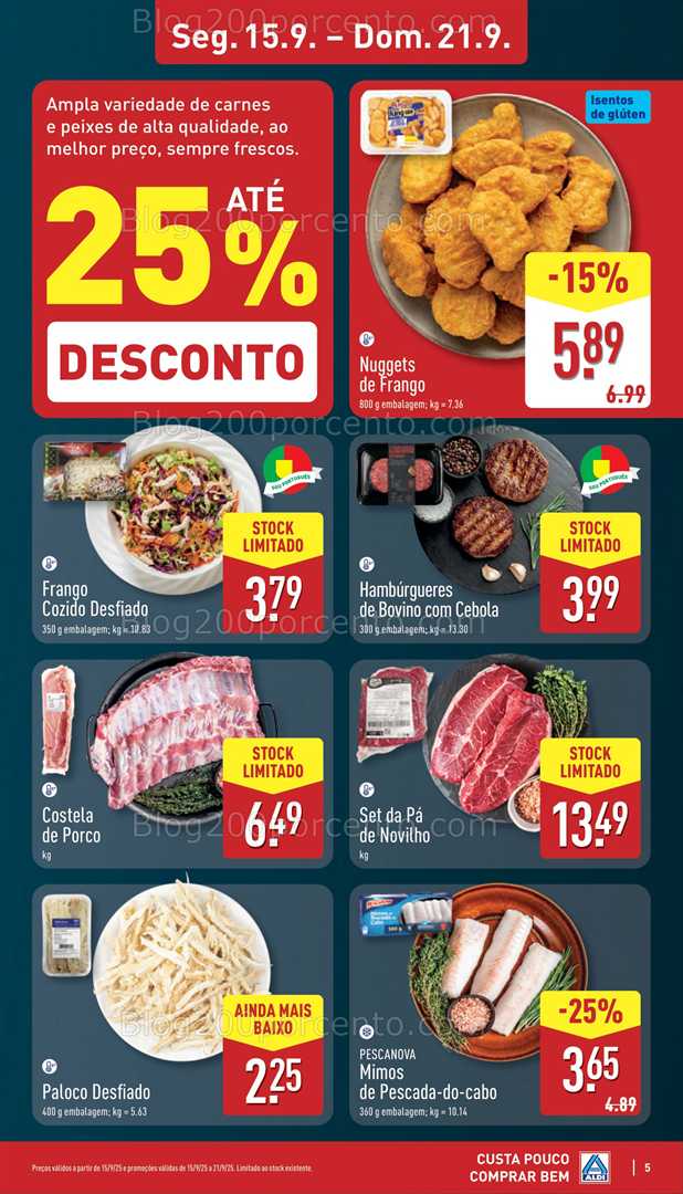 Antevisão Folheto ALDI Promoções de 15 a 21 setembro