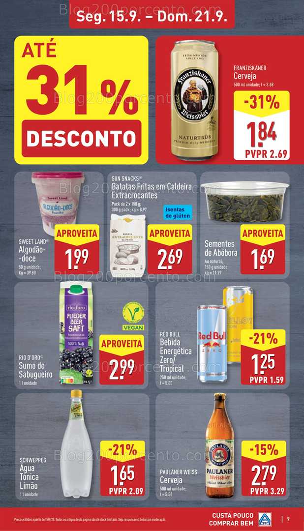 Antevisão Folheto ALDI Promoções de 15 a 21 setembro