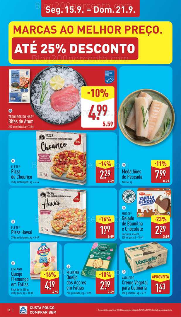 Antevisão Folheto ALDI Promoções de 15 a 21 setembro