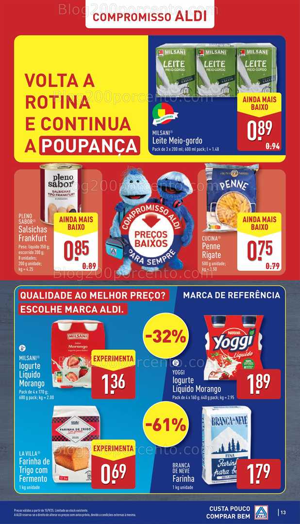 Antevisão Folheto ALDI Promoções de 15 a 21 setembro