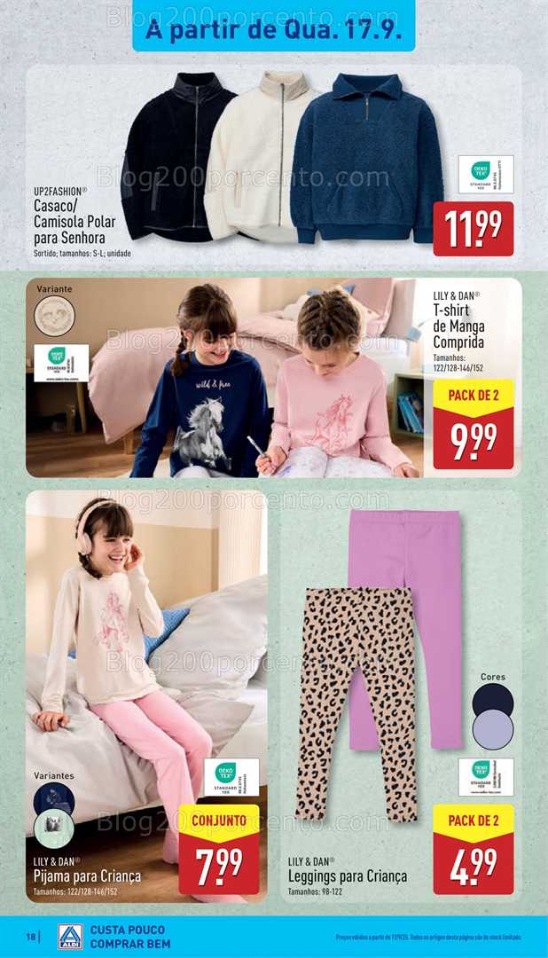 Antevisão Folheto ALDI Promoções de 15 a 21 setembro