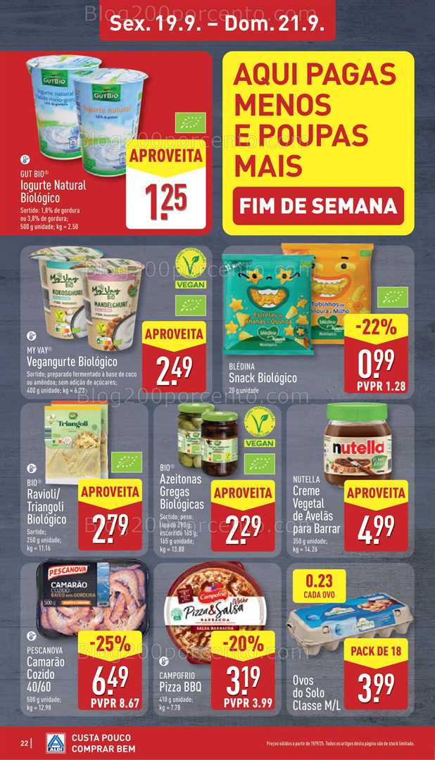 Antevisão Folheto ALDI Promoções de 15 a 21 setembro
