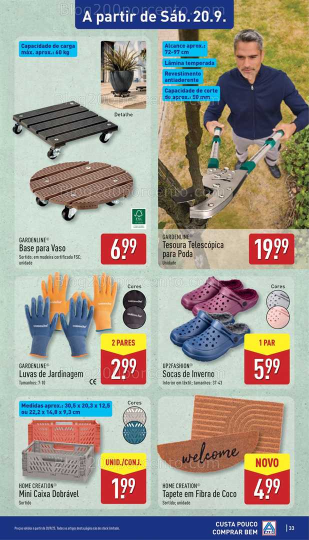 Antevisão Folheto ALDI Promoções de 15 a 21 setembro
