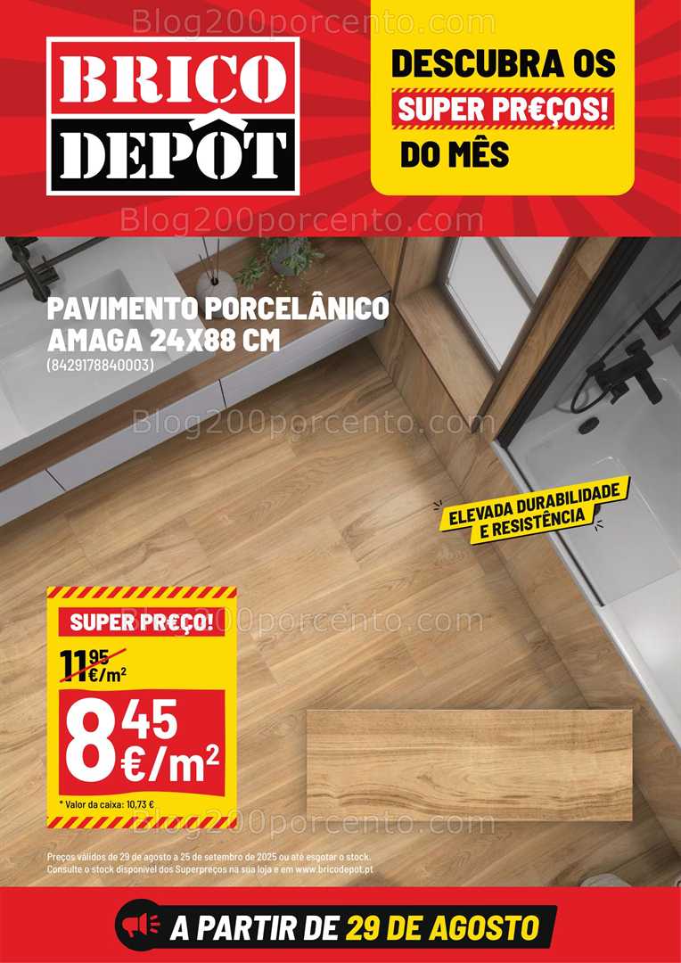 Antevisão Folheto BRICO DEPÔT Promoções de 28 agosto a 25 setembro