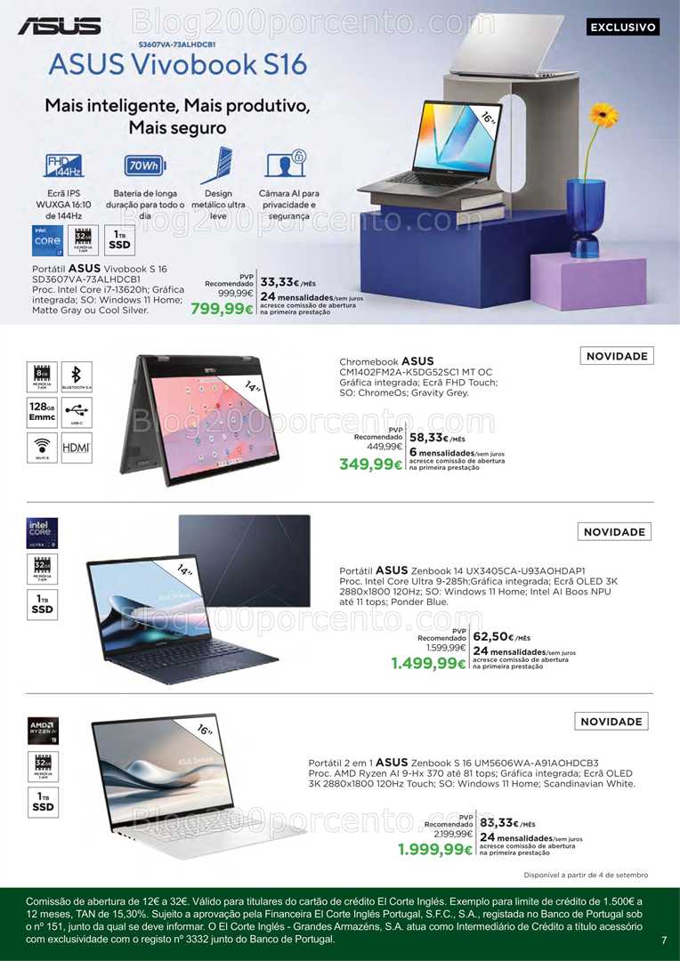 Antevisão Folheto EL CORTE INGLÉS Regresso às Aulas Promoções de 29 agosto 18 setembro