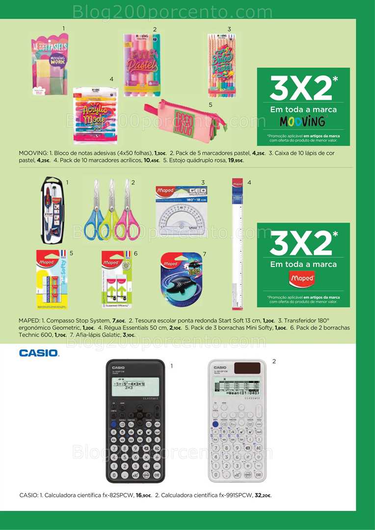 Antevisão Folheto EL CORTE INGLÉS Regresso às Aulas Promoções de 29 agosto 18 setembro
