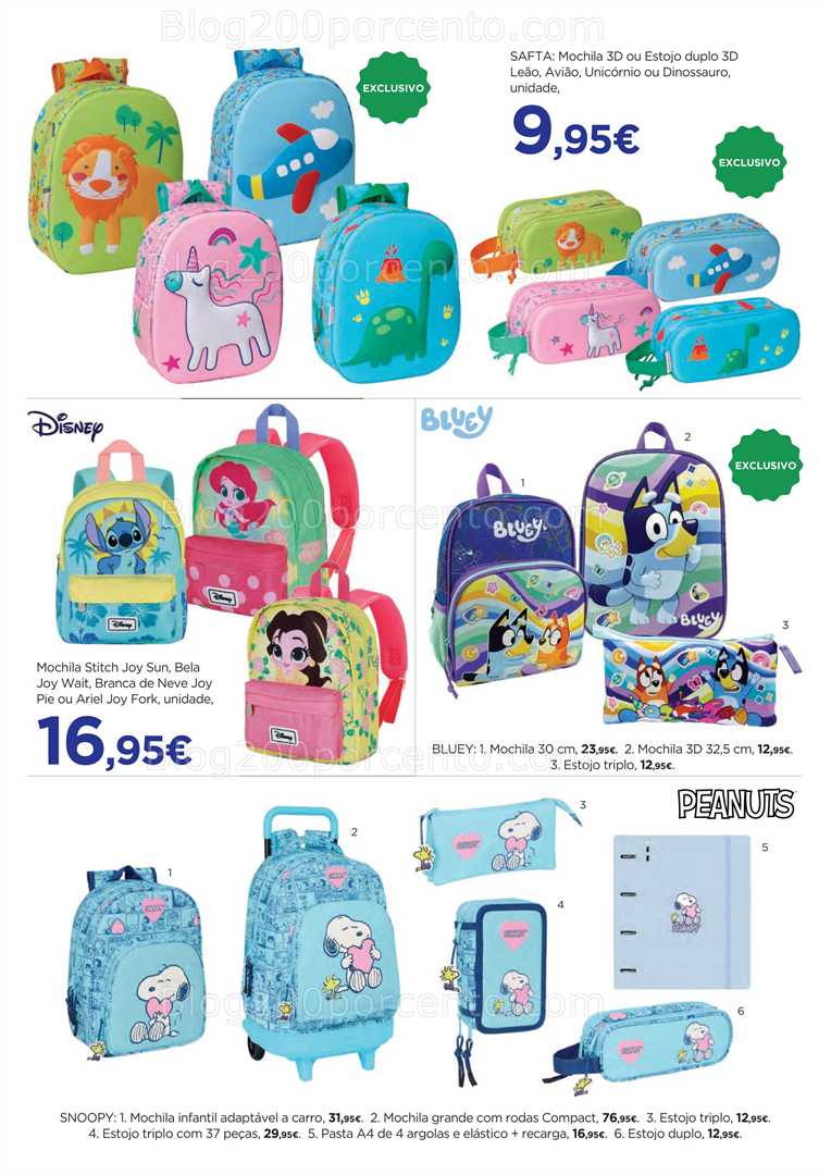 Antevisão Folheto EL CORTE INGLÉS Regresso às Aulas Promoções de 29 agosto 18 setembro