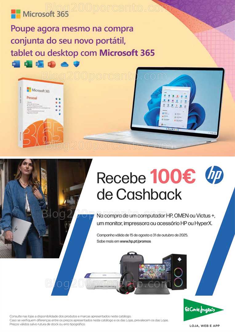 Antevisão Folheto EL CORTE INGLÉS Regresso às Aulas Promoções de 29 agosto 18 setembro