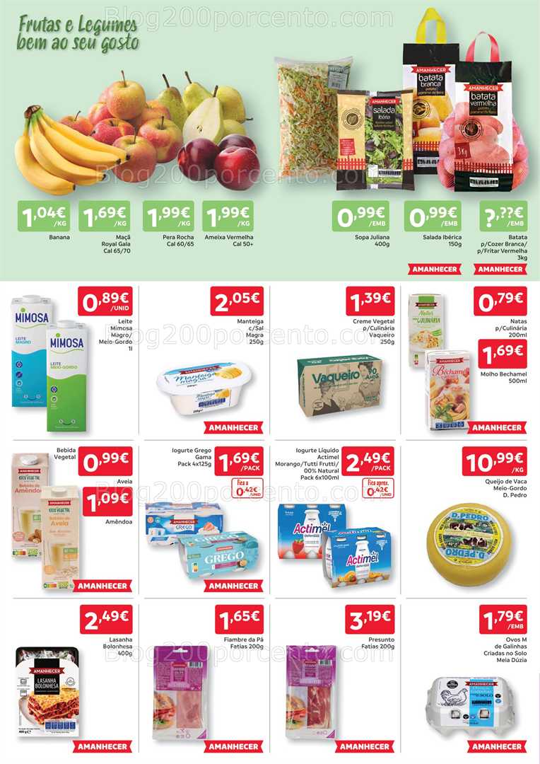 Antevisão Folheto AMANHECER Promoções de 4 a 10 setembro