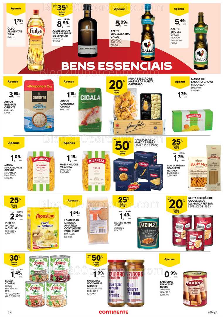 Antevisão Folheto CONTINENTE Açores Promoções de 18 setembro a 1 outubro